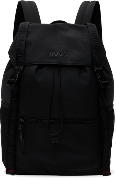 Rygsæk BOSS Hugo Bonded-Logo Backpack Sort | 50547294, 0