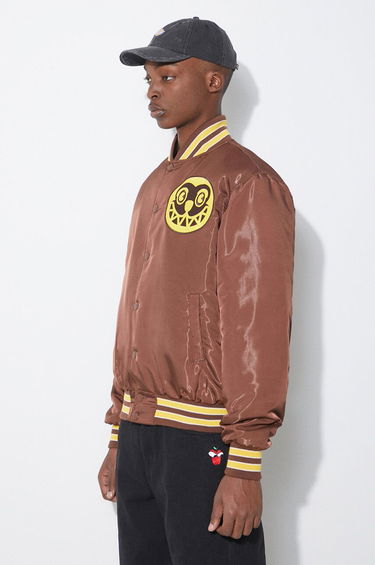 Bomberjakke BBC IceCream ICECREAM Satin Bomber Jacket Brun | IC24107, 3