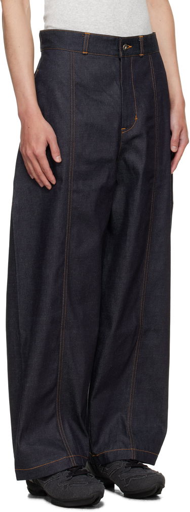 Jeans sage NATION SAGE NATION Welt Jeans Blå | S083 WELT TROUSER DENIM DENIM, 1