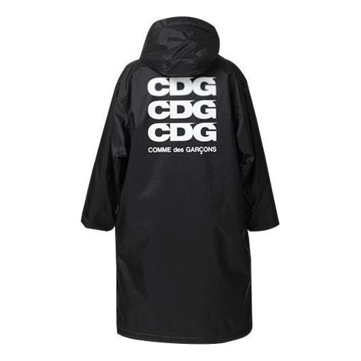 Regnfrakke Comme des Garçons COMME des GARCONS  Long Raincoat Sort | SZ-C002-051-1, 0