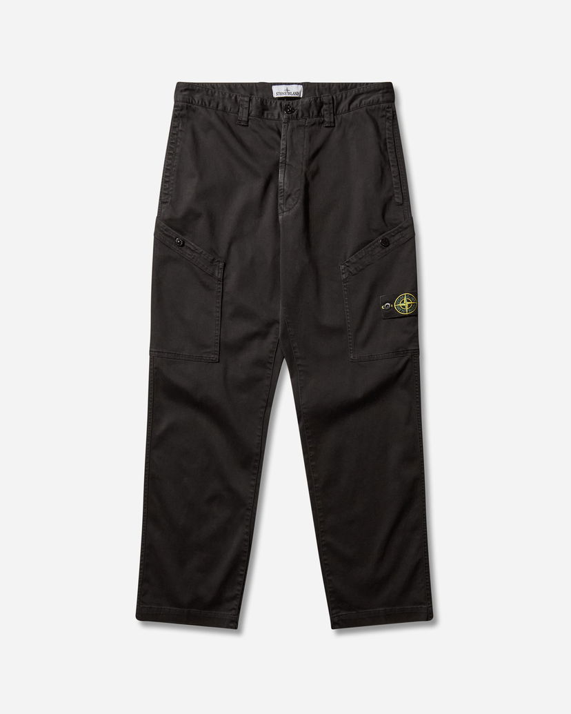 Cargo bukser Stone Island Regular Tapered Cargo Pants Sort | K2S15-3100030-S0012 V0029