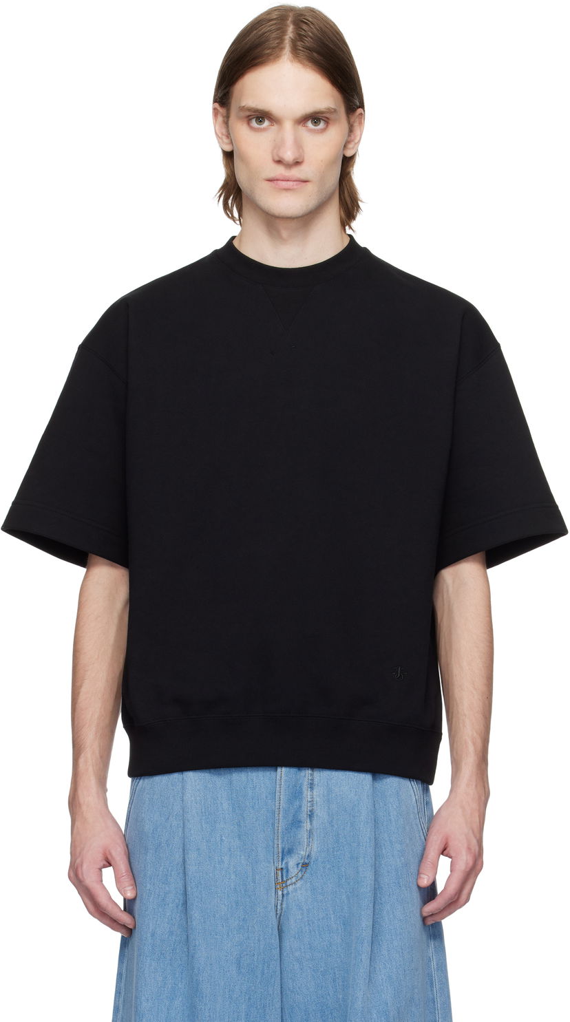 Sweater Jil Sander Jil Sander Crew-Neck T-Shirt Sort | J47GC0151_J20039