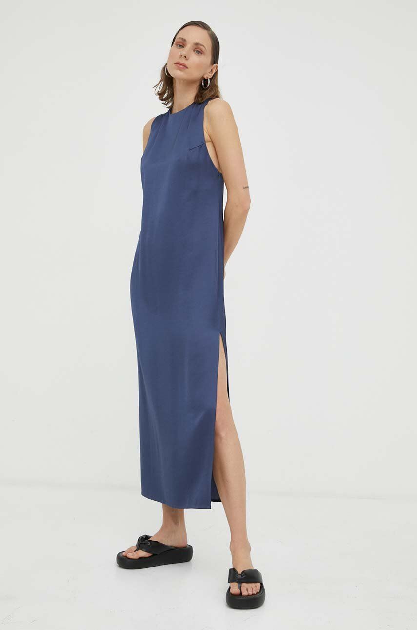 Kjole Samsoe Samsoe Ellie Dress Mørkeblå | F23200098, 0