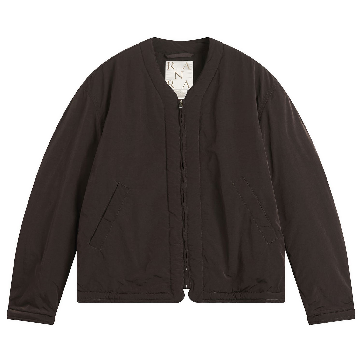 Jakke Ranra Ascender Canvas Nylon Jacket And Fleece Lining Brun | AMFW25OW04581-C701, 0