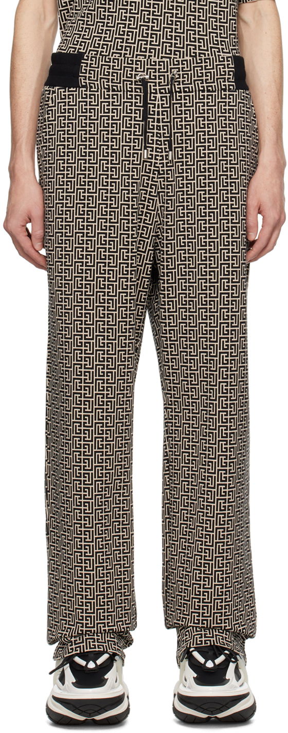 Joggingbukser Balmain Casual Monogram Sweatpants Grå | CH1PQ270JC97, 0