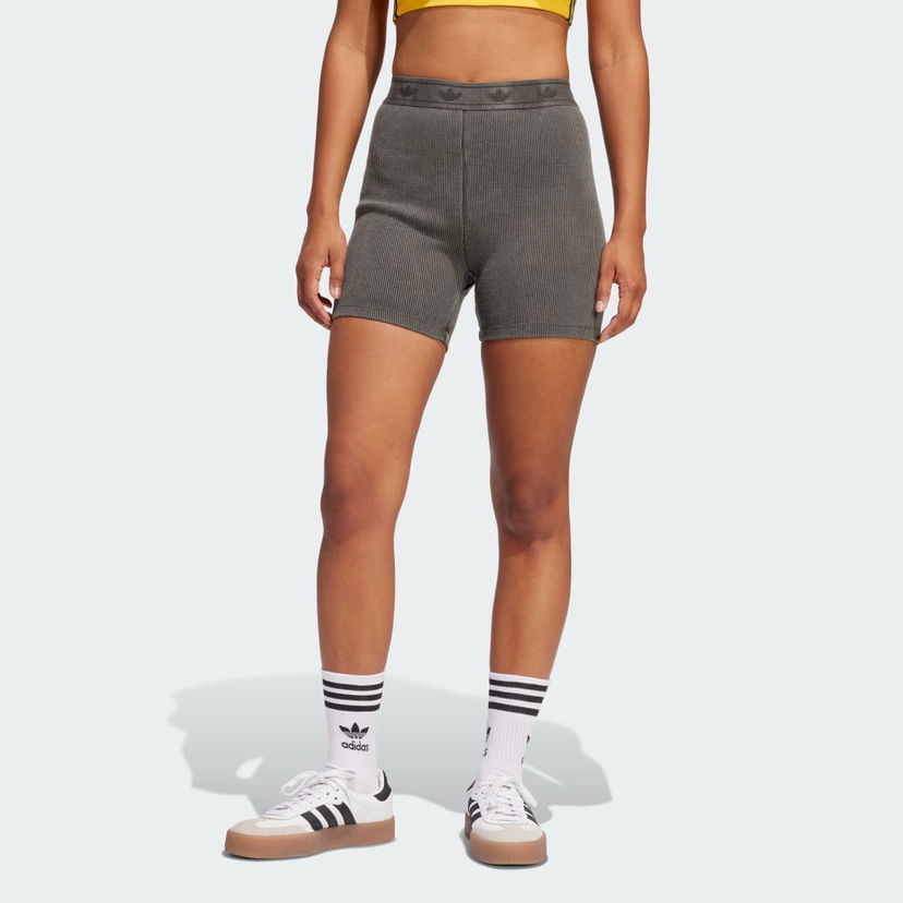 Shorts adidas Performance Ribbed Booty Shorts Grå | JC7554