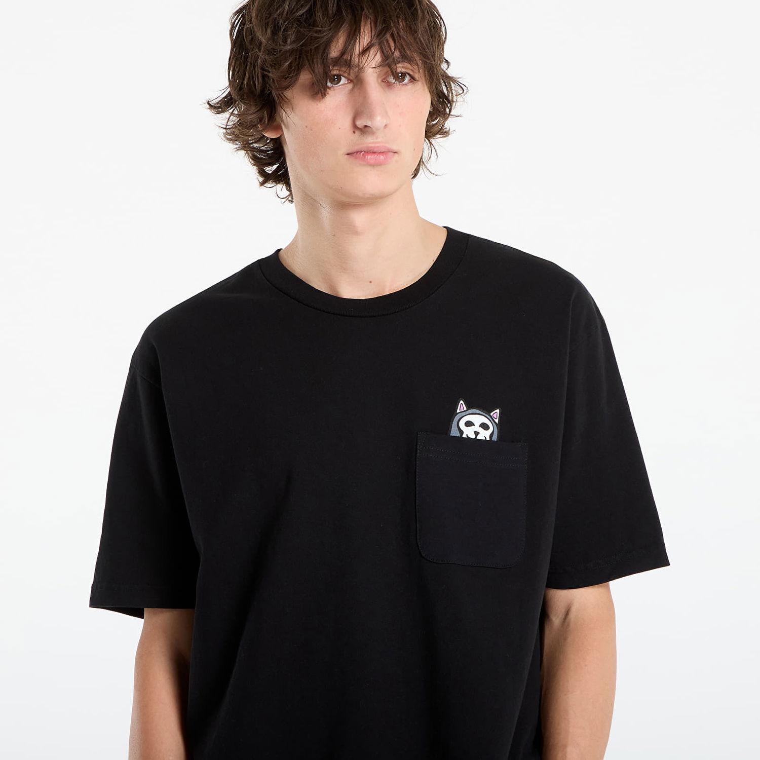 T-shirt RIPNDIP RIPNDIP Trick Or Treat Pocket T-Shirt Sort | RNDFALL25134, 1