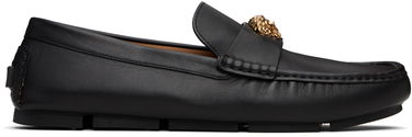 Sneakers og sko Versace Versace 'La Medusa' Driver Loafers Sort | 1019882_1A00693, 0