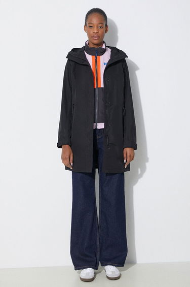 Regnfrakke Helly Hansen Long Raincoat Sort | 54075, 1