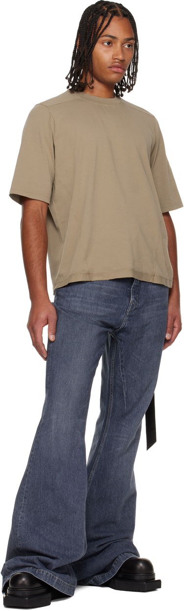 T-shirt Rick Owens DRKSHDW Concordians Walrus T-shirt Beige | DU02E7252 RNP, 3