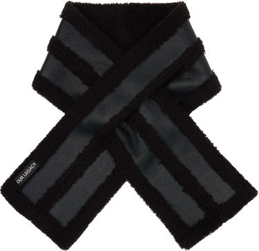 Tørklæde OUR LEGACY Our Legacy Blizzard Faux Leather and Shearling Scarf Sort | A4258BDA, 0
