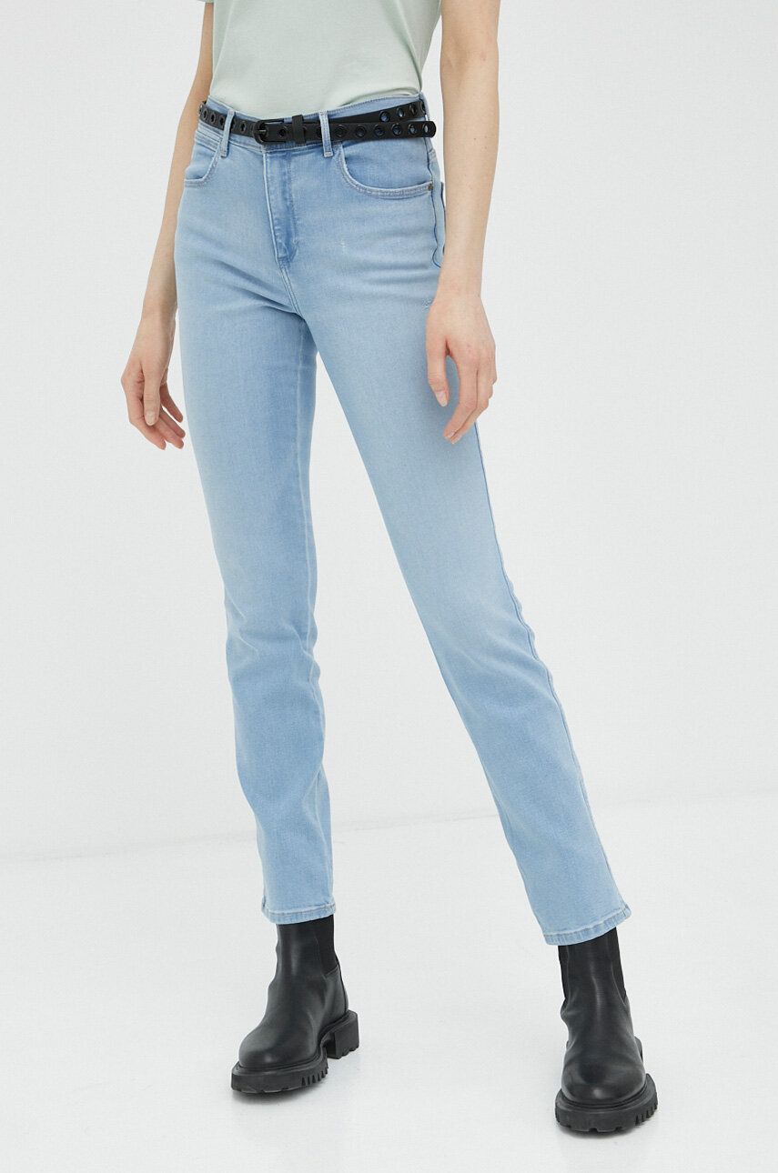 Jeans Wrangler Slim Fit Jeans Blå | W26LCY37L, 0