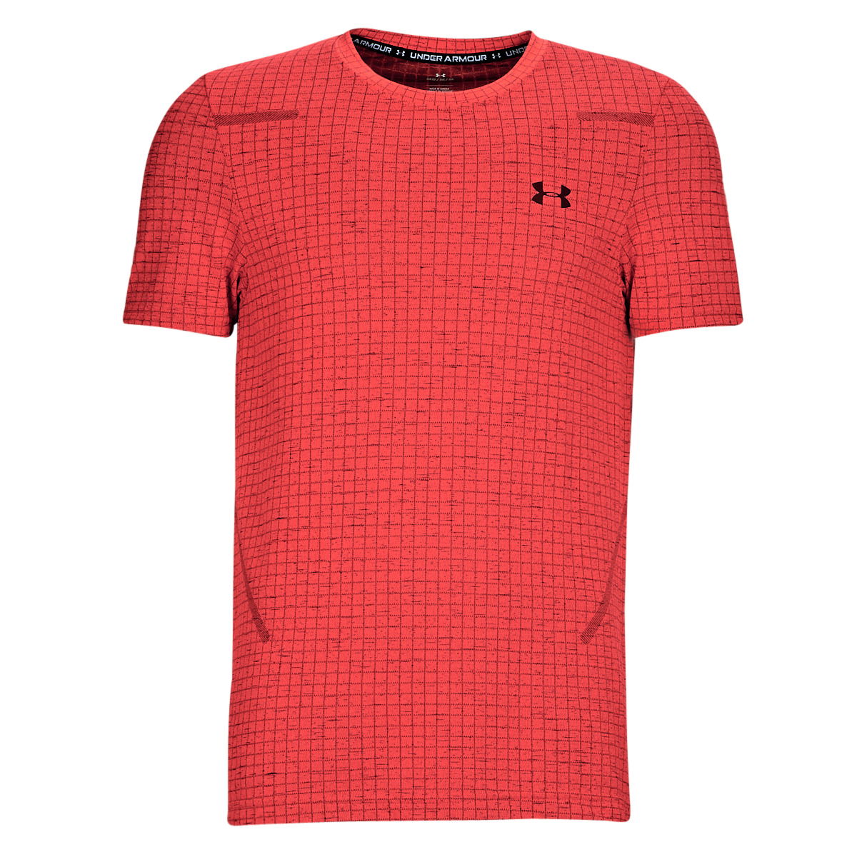 T-shirt Under Armour Seamless Grid Tee Rød | 1376921-628, 0