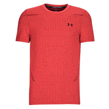 T-shirt Under Armour Seamless Grid Tee Rød | 1376921-628, 0