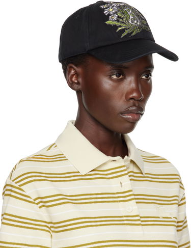 Kasket Burberry Burberry Daisy 'B' Gabardine Baseball Cap Sort | 8103762, 1