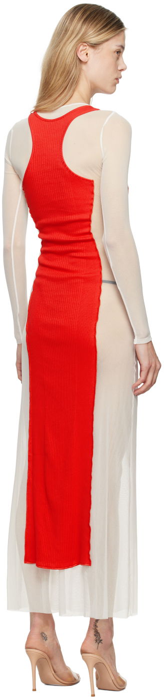 Kjole Jean Paul Gaultier 'The Long Petit Grand' Maxi Dress Rød | 24/30-F-RO191B-T001-0130, 2
