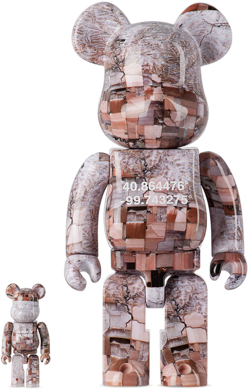Collectible Medicom Toy Brown Benjamin Grant Overview 100％ & 400% Bearbrick figure set Brun | 4530956604572, 0