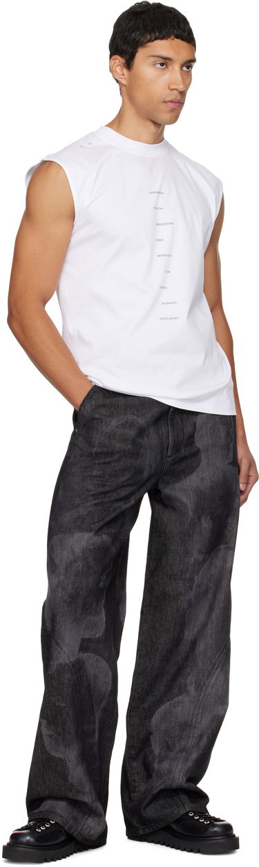 Tanktop HELIOT EMIL HELIOT EMIL Effulgence Sleeveless T-Shirt Hvid | AW25_M_09_151_WHT02, 3