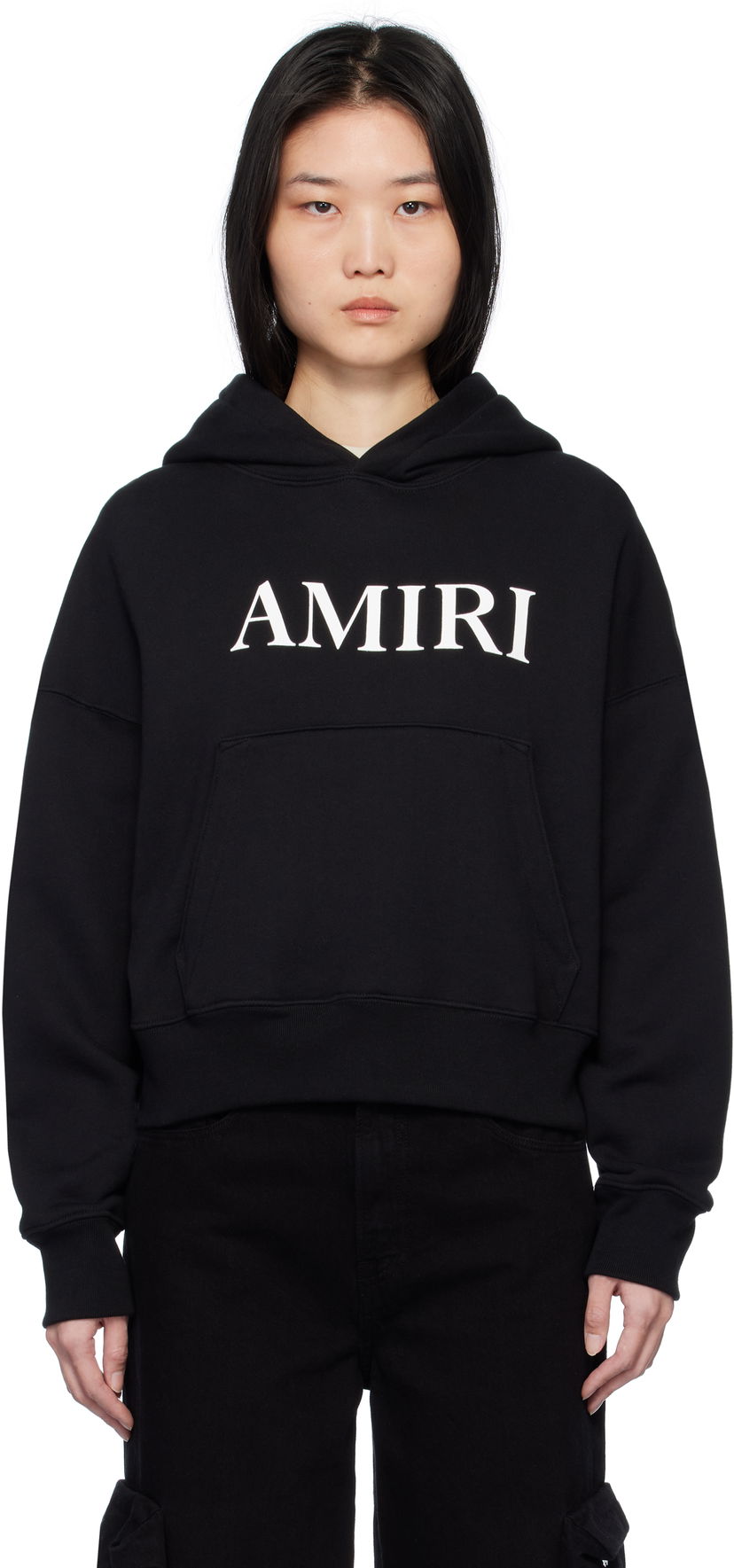 Sweatshirt AMIRI Core Logo Black Hoodie Sort | AWJYHD1019