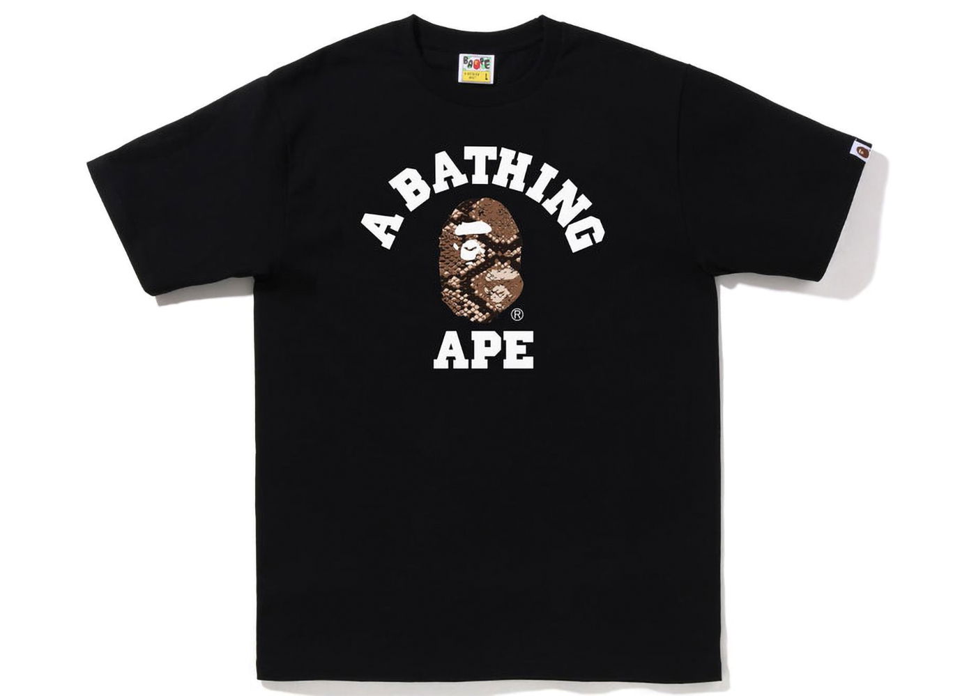 T-shirt BAPE Snake College Tee Sort | 1I80-110-035, 0