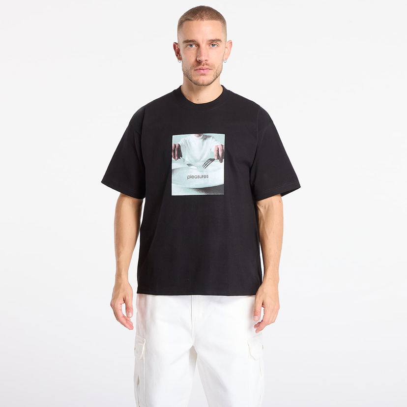 T-shirt Pleasures Breakfast T-Shirt Sort | P25F087-BLACK
