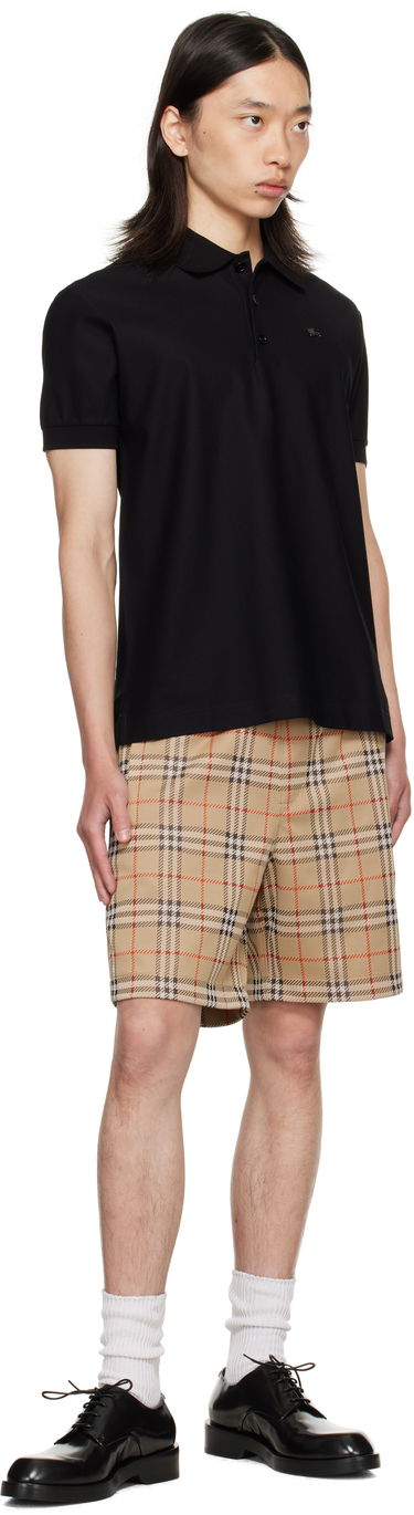 Polo skjorte Burberry Burberry EKD Cotton Polo Sort | 8116183, 3