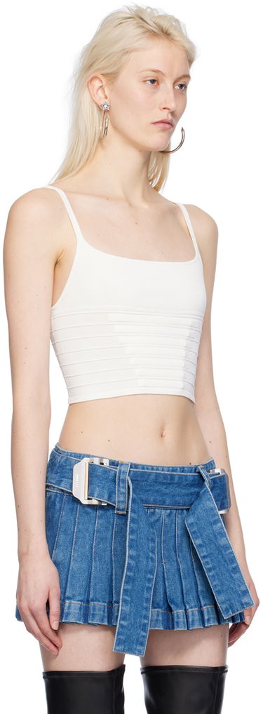 Tanktop Dion Lee Dion Lee Ventral Compact Tank Top Grå | A7773PS24, 4