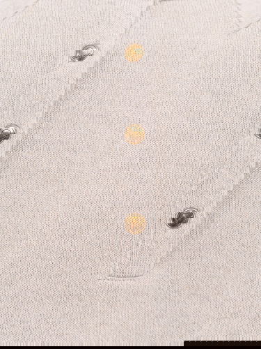 Sweater Loro Piana Loro Piana Brienno Cropped Sweater Beige | FAP0750A0JV, 2