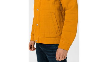 Jakke Converse Converse Padded Layering Jacket Gul | 10019460-A04, 5