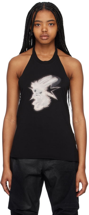 Tanktop We11done We11done Halter Tank Top Sort | WD-TT1-23-738-W-BK, 0