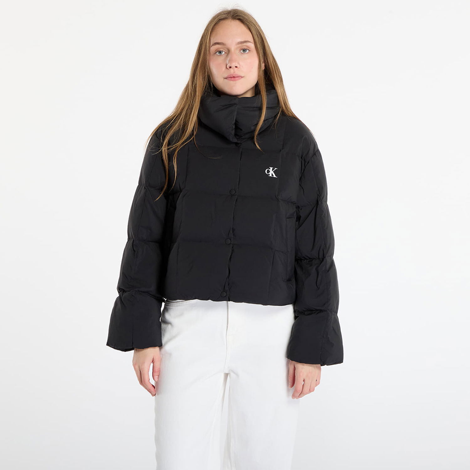 Puffer jakke CALVIN KLEIN Jeans Short Down Puffer Jacket Sort | LV044D521G UB1, 0