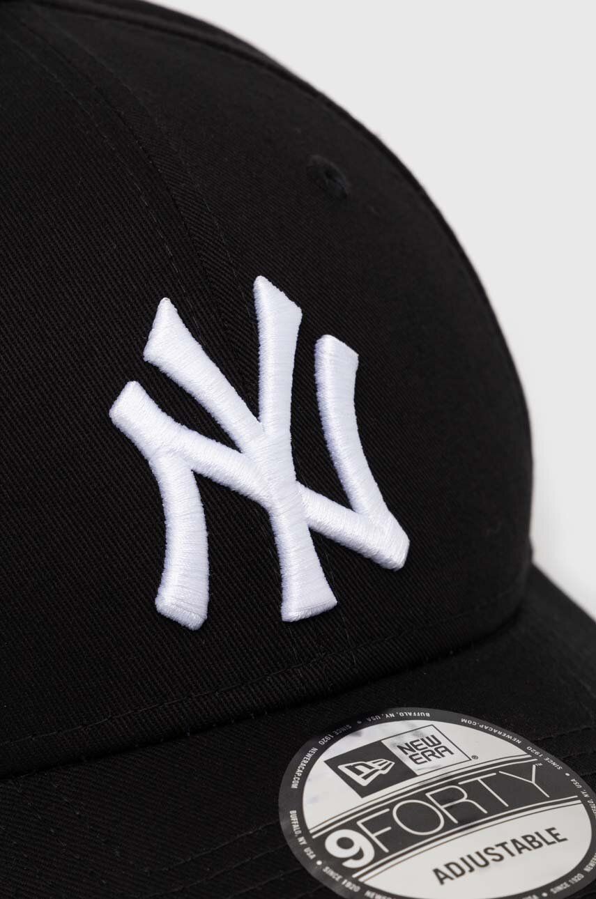 Kasket New Era New York Yankees Essential 9FORTY Cap Sort | 10531941.940.LEAGUE.BA, 1