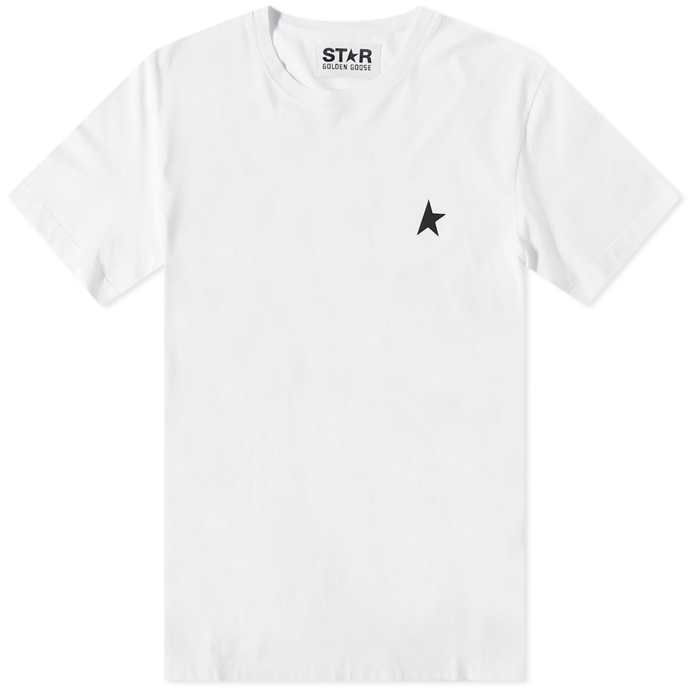 T-shirt Golden Goose Small Star Chest Logo Tee Hvid | GMP01220-P000593-10364, 0