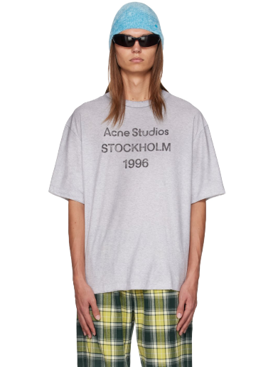 T-shirt Acne Studios Faded T-Shirt Grå | CL0201-