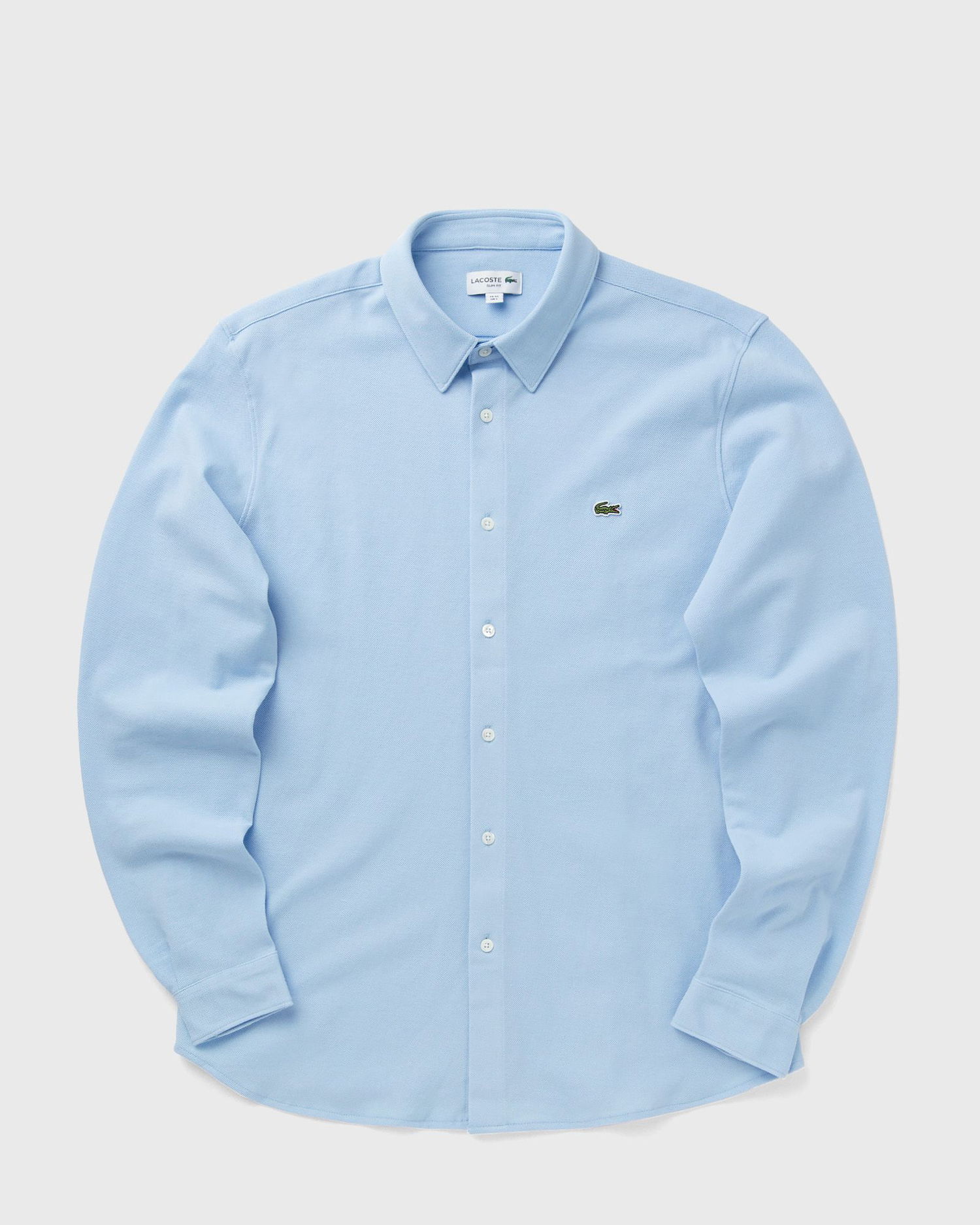 Skjorte Lacoste Lacoste Casual Long Sleeve Shirt Blå | CH0214-HBP, 0