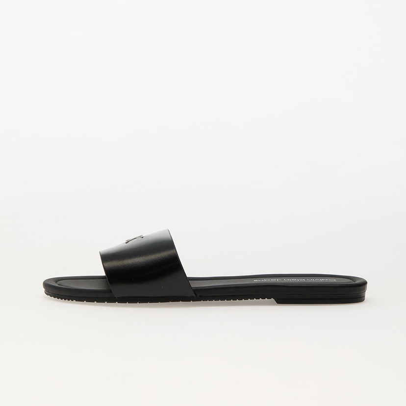 Sneakers og sko CALVIN KLEIN Jeans Flat Sandal Slide Mg Black Sort | YW0YW01697 0GJ