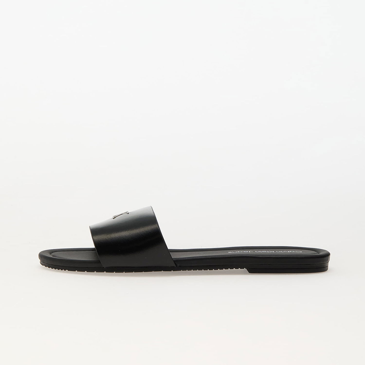 Sneakers og sko CALVIN KLEIN Jeans Flat Sandal Slide Mg Black Sort | YW0YW01697 0GJ, 0