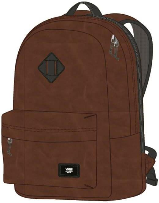 Rygsæk Vans Vans Old Skool Plus II Backpack Brun | vn0a3i6stst1