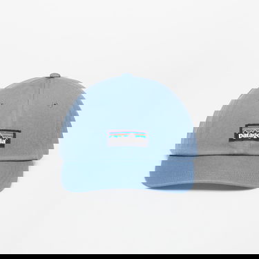 Kasket Patagonia Cap P-6 Label Trad Cap Utility Blue Blå | 38296 UTB, 0