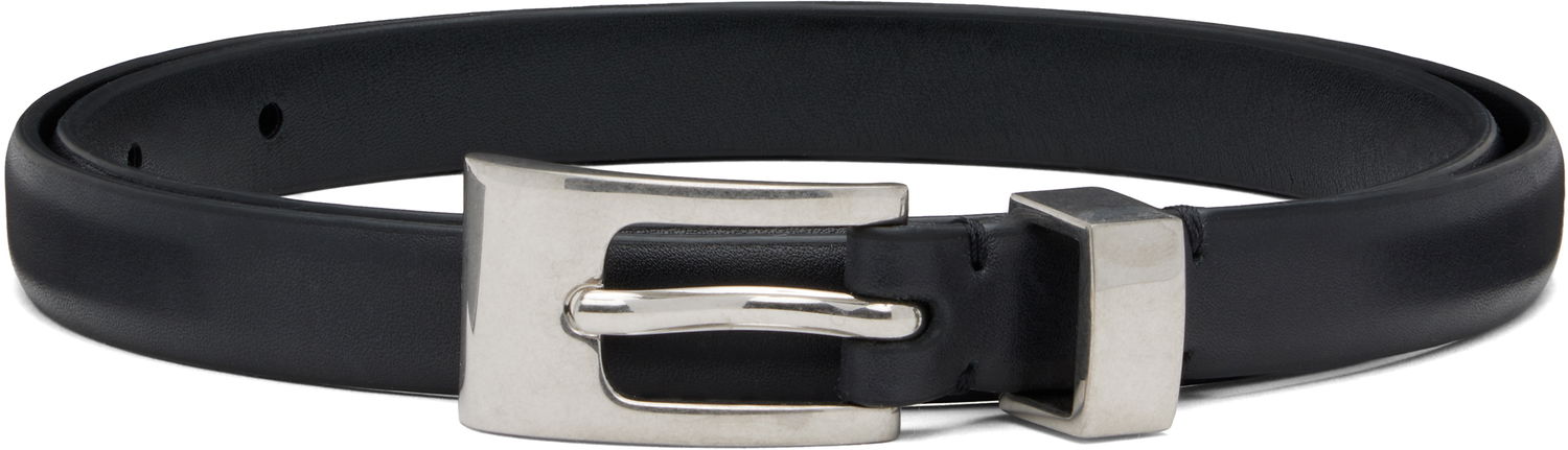 Bælter The Row The Row Downtown Leather Belt Sort | W1842-L638, 0