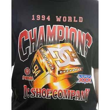 T-shirt DC DC Champion Ring T-Shirt Size L Sort | ADYZT05430-KVJ0, 1