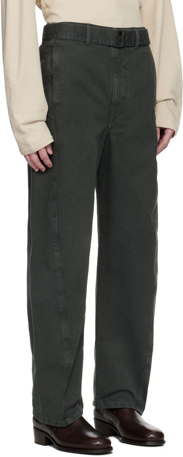 Cargo bukser LEMAIRE Lemaire Twisted Belted Trousers Grøn | PA326 LD1039, 4