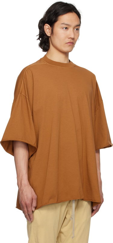 T-shirt Rick Owens Rick Owens Tommy T Asymmetrical T-Shirt Sort | DU01E3259.RN, 4