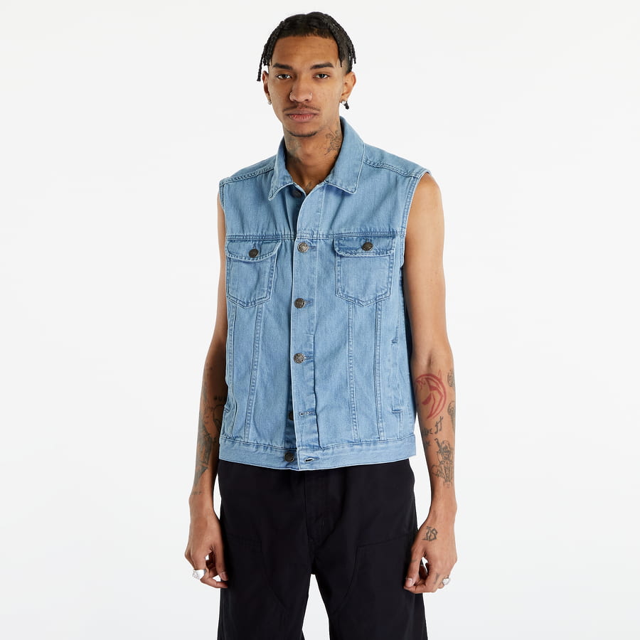 Vest Urban Classics Denim Vest Blå | TB514-02294, 0