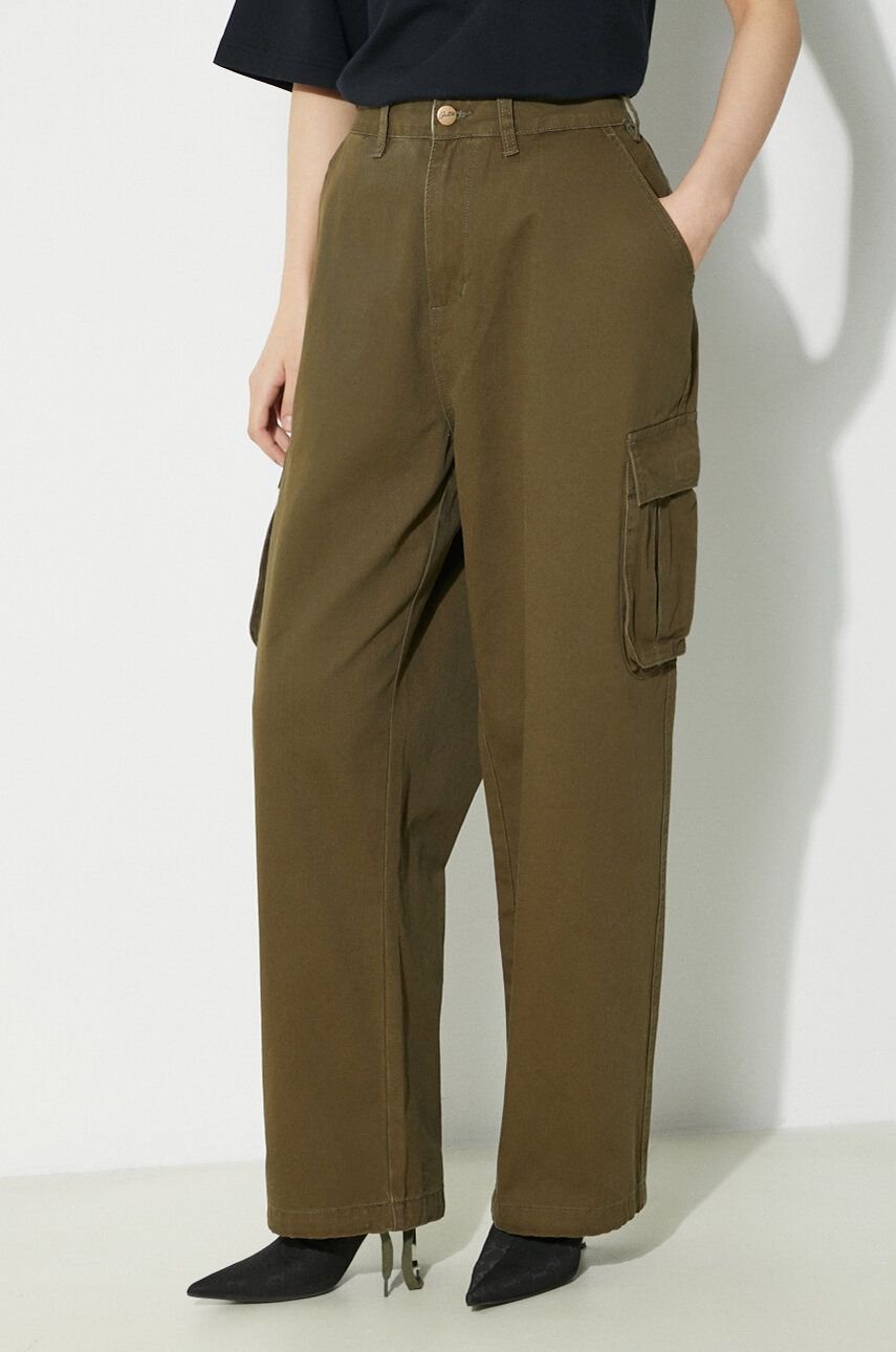 Cargo bukser Butter Goods Cargo Pants High Waist Grøn | BGQ1244602, 0