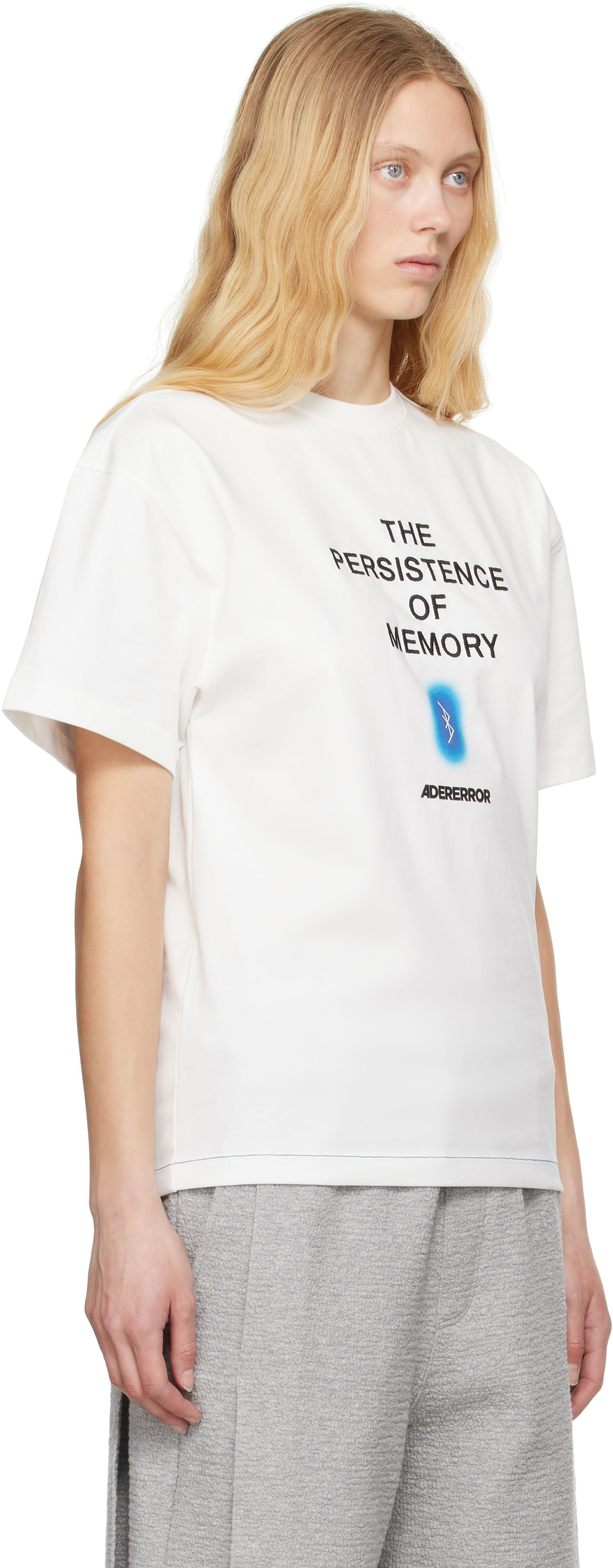 T-shirt ADER ERROR ADER error Persistence of Memory T-Shirt Hvid | BO01SSTS0116OW, 1