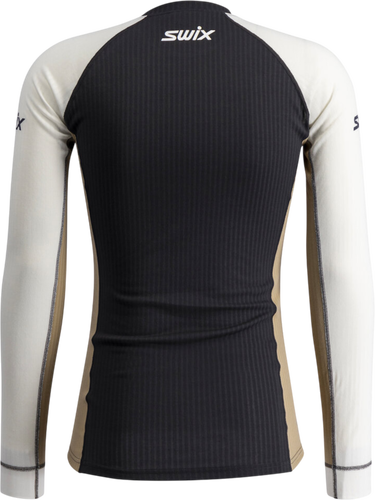 T-shirt SWIX Long-Sleeved Ribbed Top RaceX Classic Sort | 10115-23-94600, 1