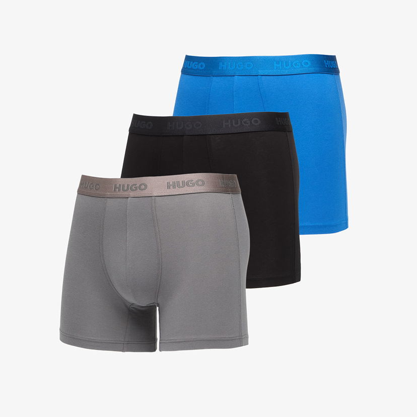 Boksere BOSS Hugo Boss 3-Pack Boxer Briefs Sort | 50532613-997