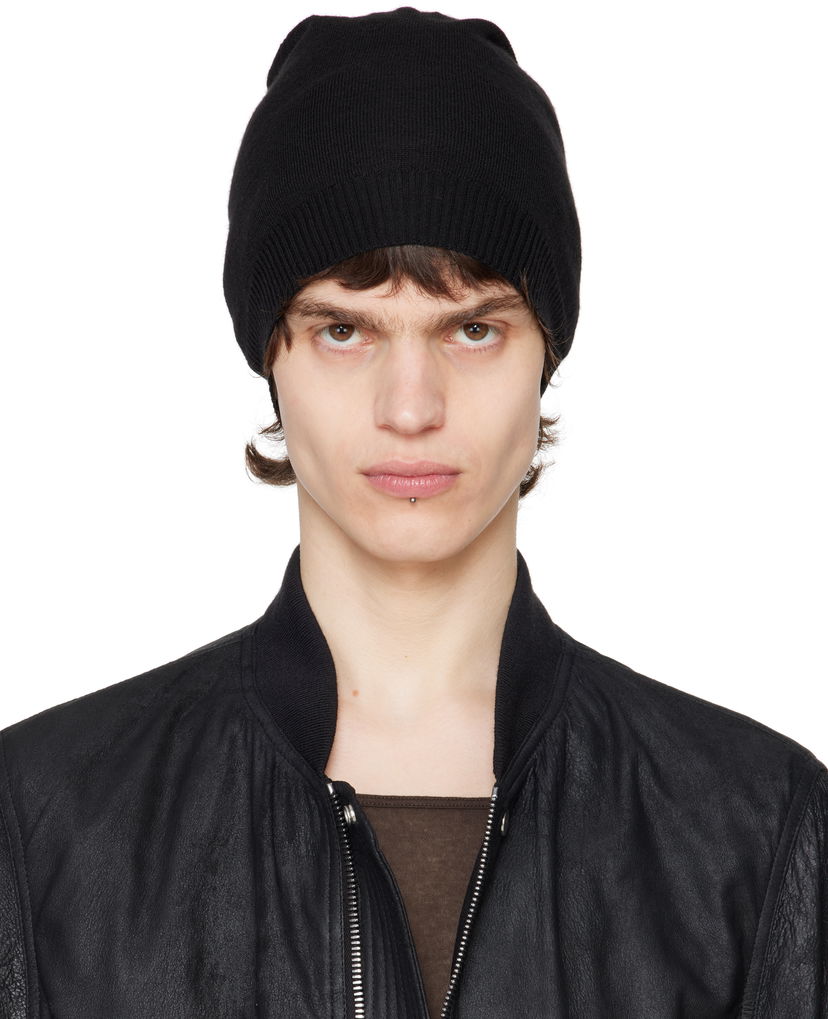 Beanie Rick Owens Rick Owens Hollywood Medium Beanie Sort | RU01E5494 M