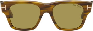 Solbriller Tom Ford Tom Ford Caine Sunglasses Brun | FT1280_5355N, 0